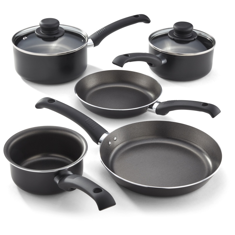 Judge Everyday 5 Piece Pan Set Black