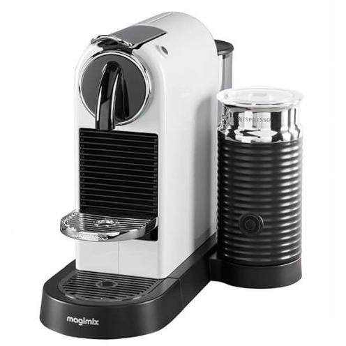 Nespresso 11319 CitiZ Coffee Machine with Aeroccino - White