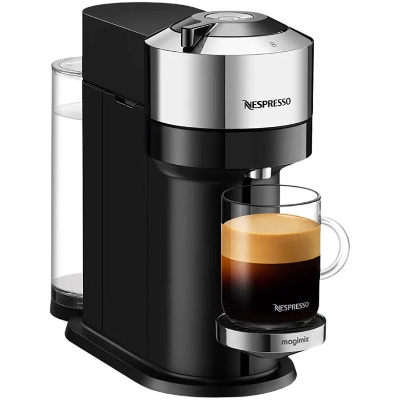 Nespresso 11709 Vertuo Next Deluxe Pod Coffee Machine - Chrome