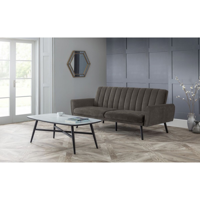 afina grey sofa bed room set