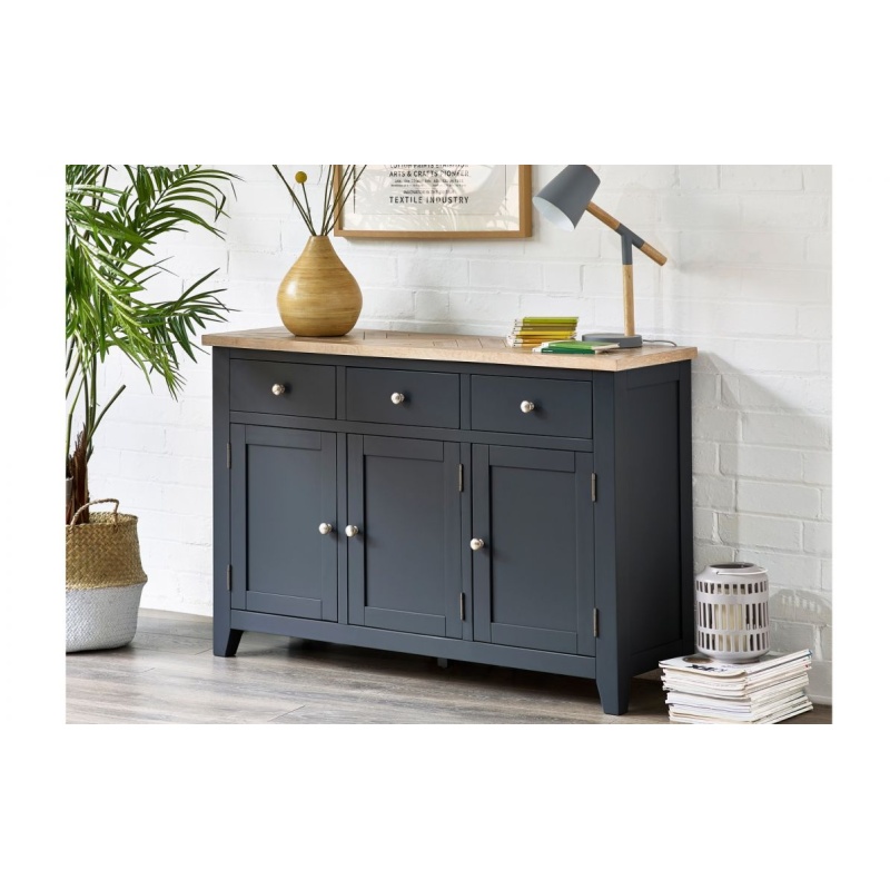 Julian Bowen Julian Bowen Bordeaux Sideboard - Dark Grey