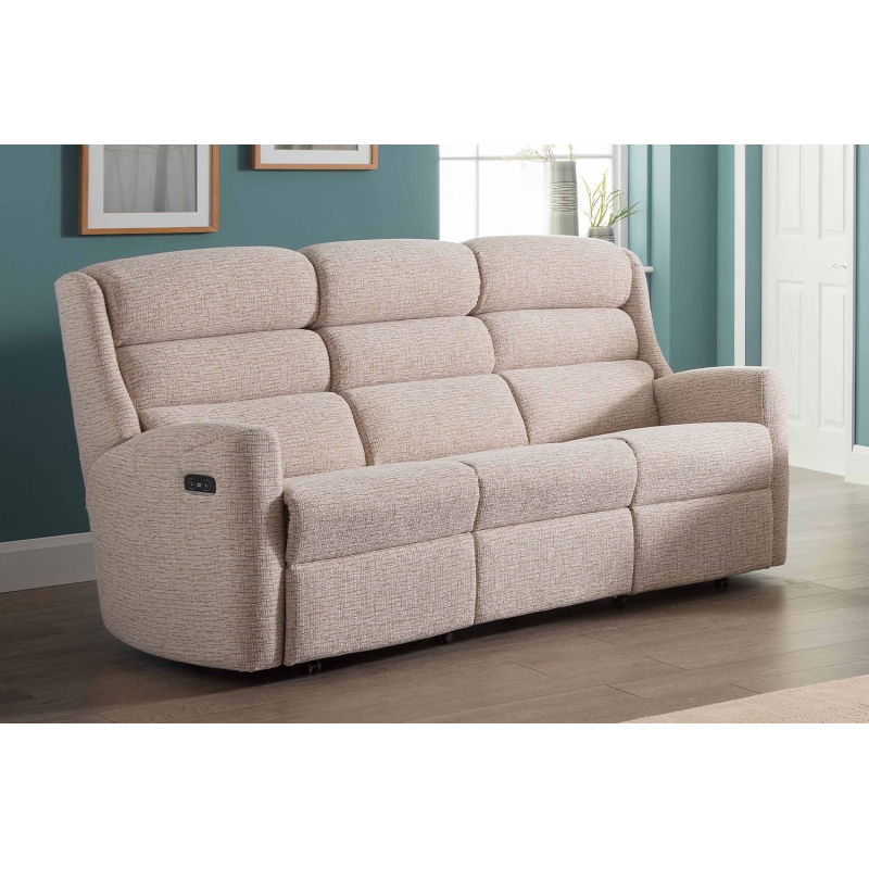 Celebrity Somersby 3 Seater Recliner Sofa - Dual Motor - Fabric