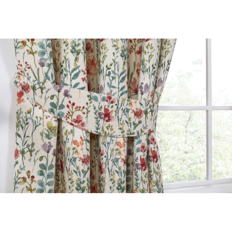 Sundour Amaryllis Curtain Tie Backs - Multi