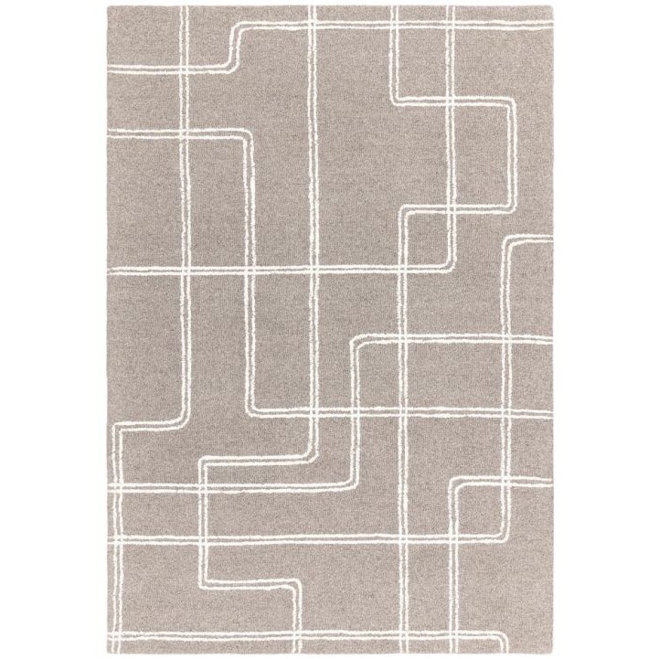 Asiatic Asiatic Ada Geometric Wool Rug - Grey