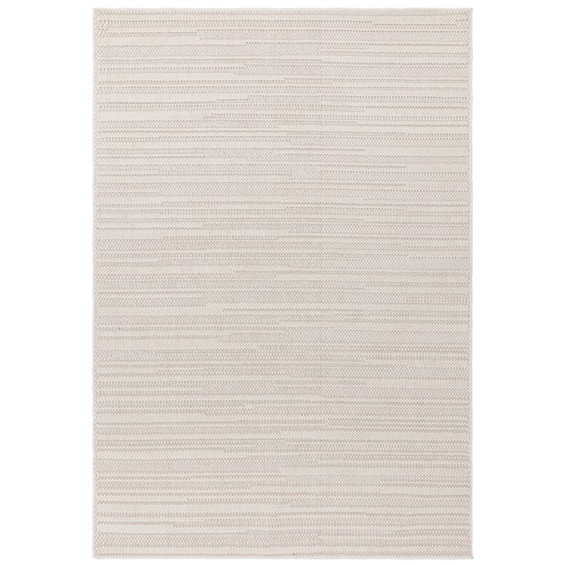 Asiatic Asiatic Camber Stripe Modern Textured Rug - Ivory