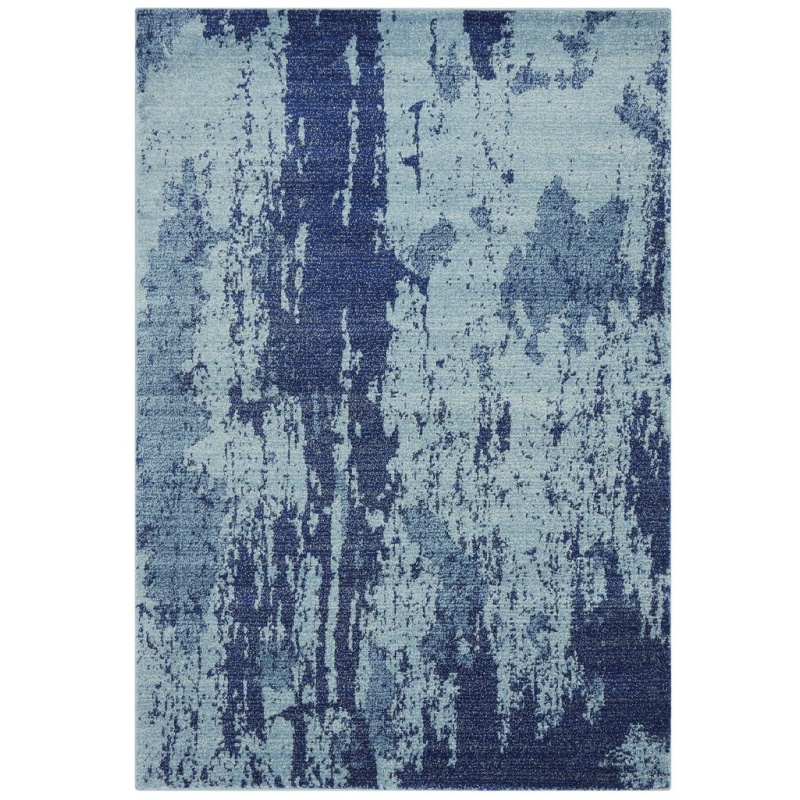 Asiatic Asiatic Nova NV16 Abstract Rug - Painterly Navy