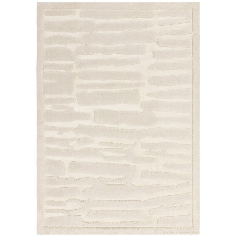 Asiatic Asiatic Valley Path Geometric 3D Rug - Ivory