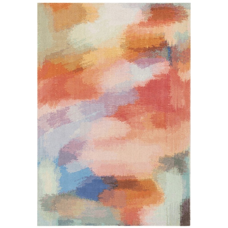 Asiatic Vision Diffuse Abstract Wool Rug - Multi - 120cm x 170cm