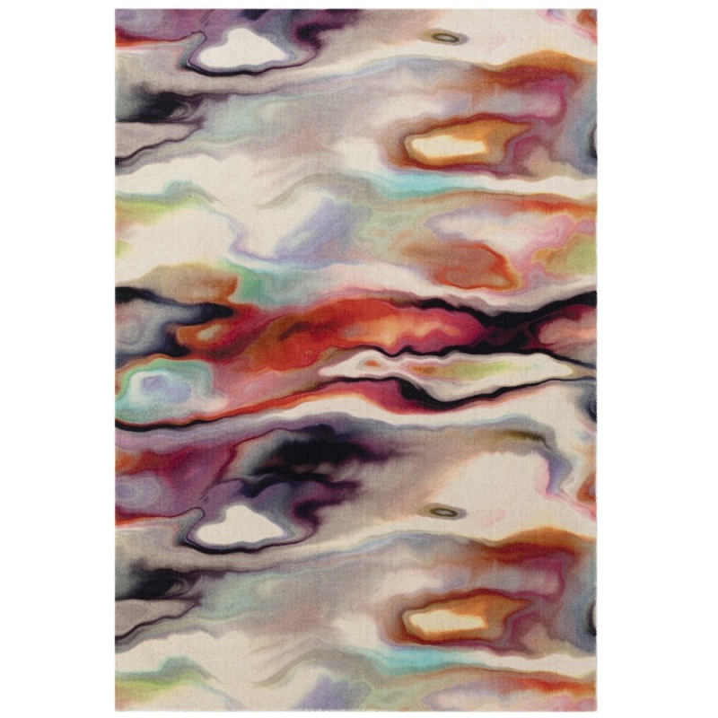 Asiatic Asiatic Vision Impression Abstract Wool Rug - Multi