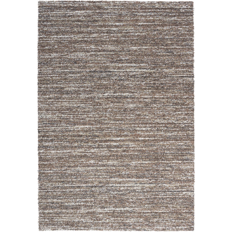 Mastercraft Mastercraft 023-0067/8727 Mehari Heatset Shaggy Rug - Brown Multi