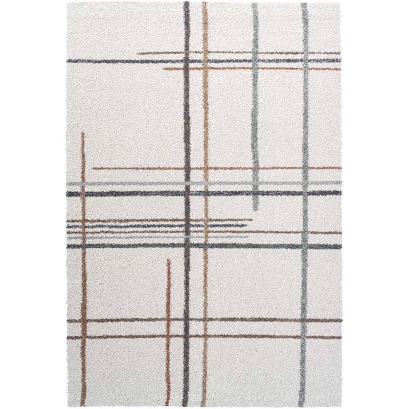 Mastercraft 023-0367/6767 Mehari Heatset Shaggy Rug - Cream - 120cm x 170cm