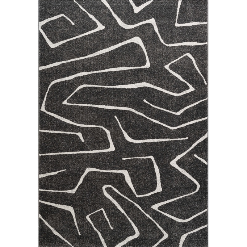 Mastercraft Mastercraft 034-0145/3161 Liberty Heatset Rug - Charcoal/White