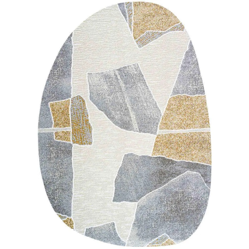 Mastercraft Mastercraft 046-0038/6191 Milano Rug - Grey/Gold