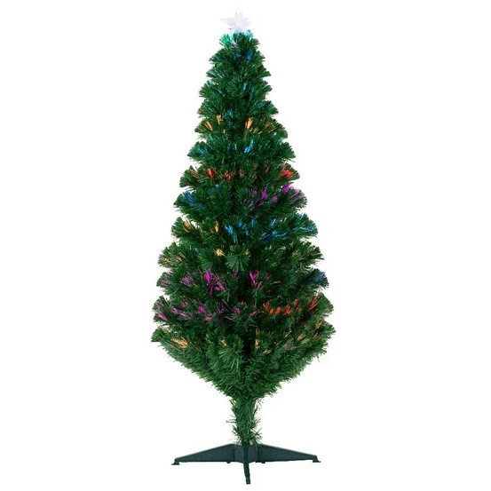 Kaemingk Burtley Fibre Optic Artificial Christmas Tree