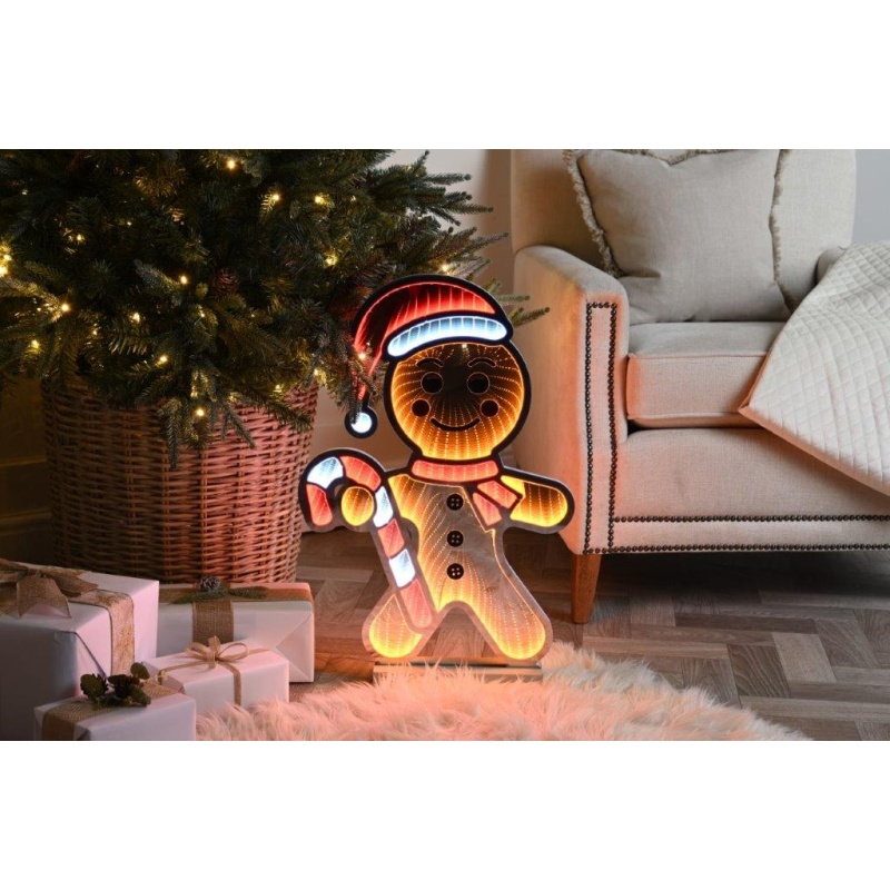 Festive Infinity Gingerbread Man 60cm