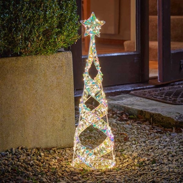 Smart Garden Double Helix Starbelisk Cone Christmas Tree 60cm