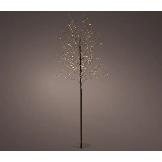 Lumineo Lumineo LED Christmas Twig Tree 6ft - Black