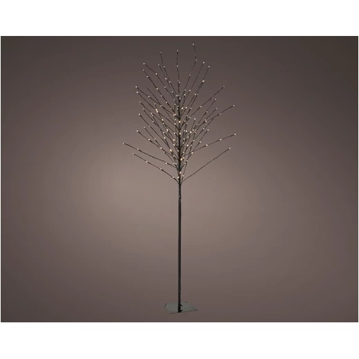 Lumineo LED Christmas Twig Tree 6ft - Black