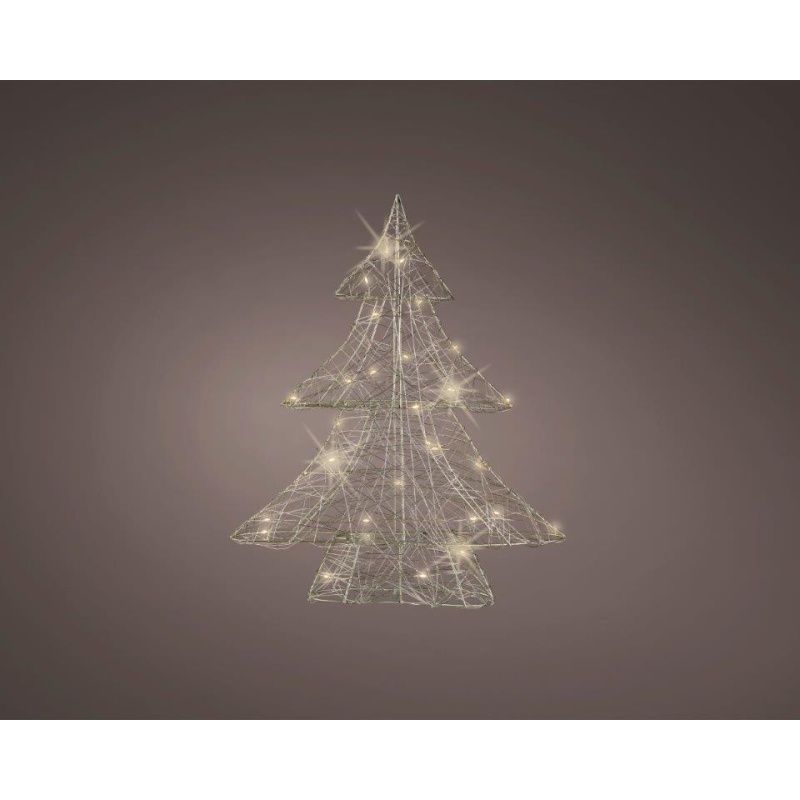 Lumineo Lumineo Micro LED Christmas Tree Silver - Warm White