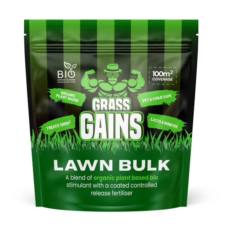 Grass Gains Lawn Bulk (6 Month) Fertiliser - 2.5kg