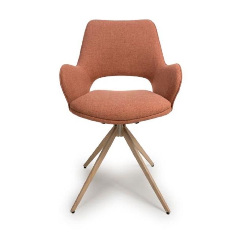 Paulie Swivel Dining Chair - Brick