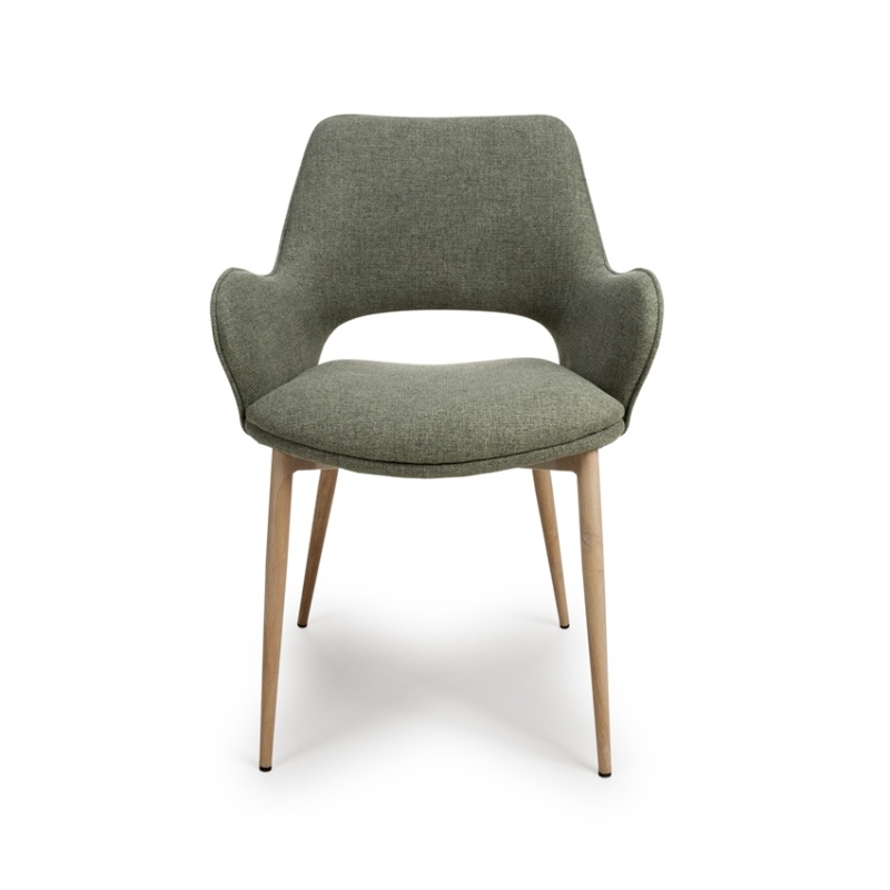 Collins Fabric Dining Chair - Sage