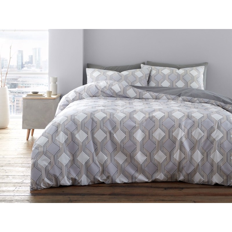 Bianca Atticus Geometric Duvet Set