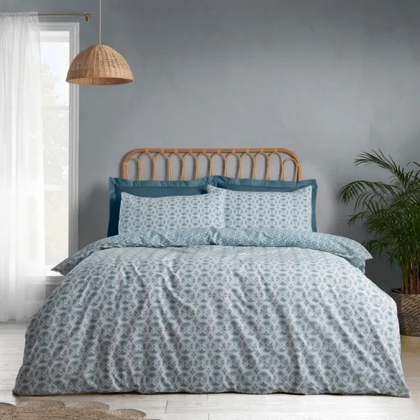 Catherine Lansfield Sardina Tile Duvet Set