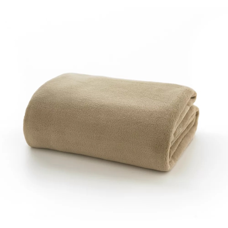 Snuggle Touch Supersoft Fleece Throw - Pebble