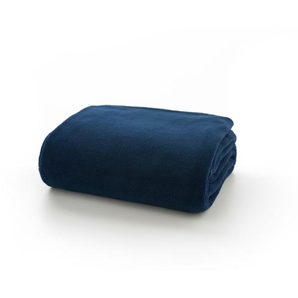 Deyongs Snuggle Touch Supersoft Fleece Throw - Navy