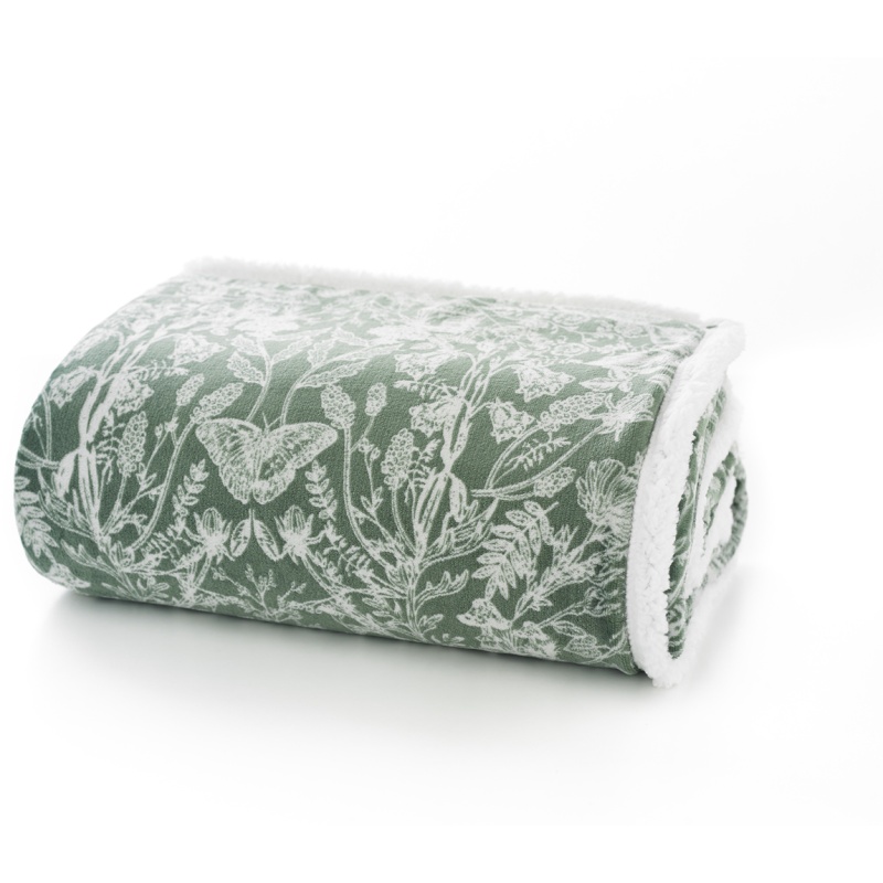 Deyongs Secret Garden Throw - Green