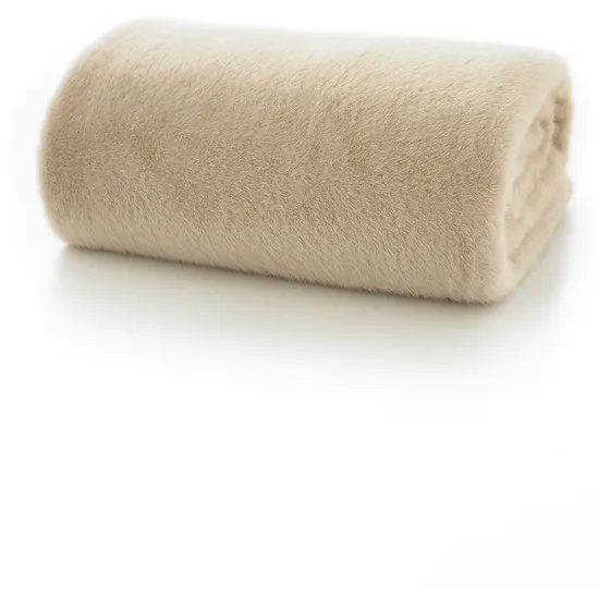 Deyongs Ashford Supersoft Faux Fur Throw - Natural