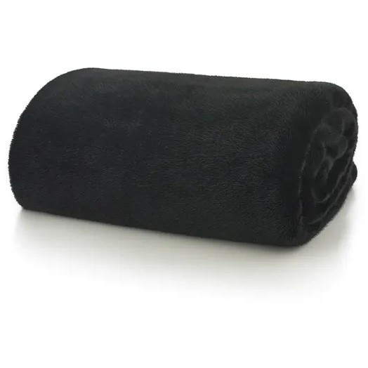 Deyongs Ashford Supersoft Faux Fur Throw - Black