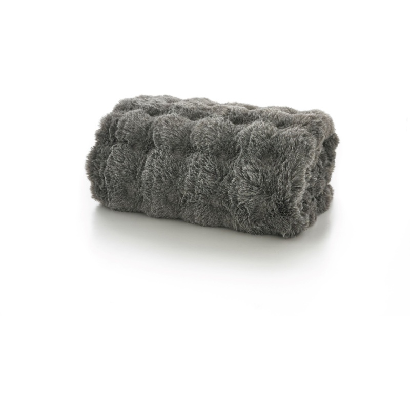 Deyongs Vancouver Textured Tip Dye Faux Fur Throw