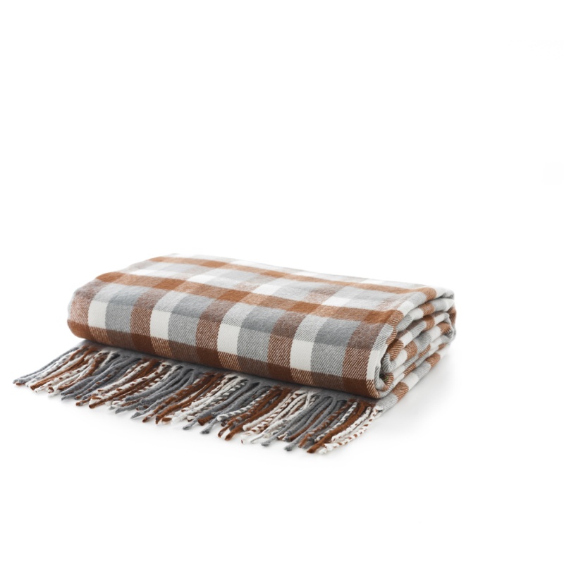 Rust So Soft Faux Cashmere Throw