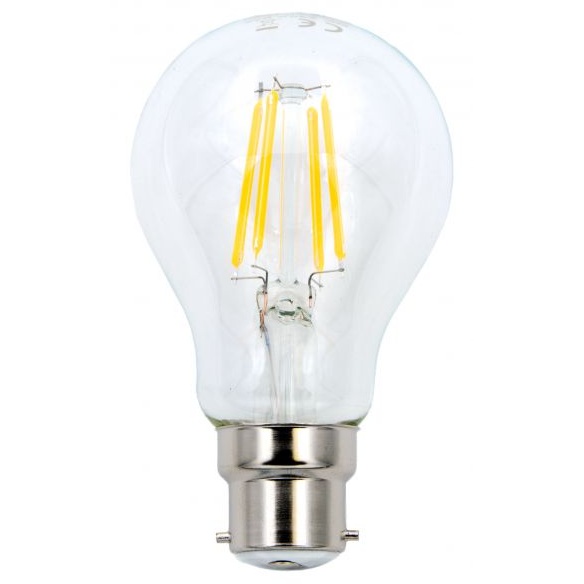 BHS Dimmable 6W Filament LED BC GLS - Cool White