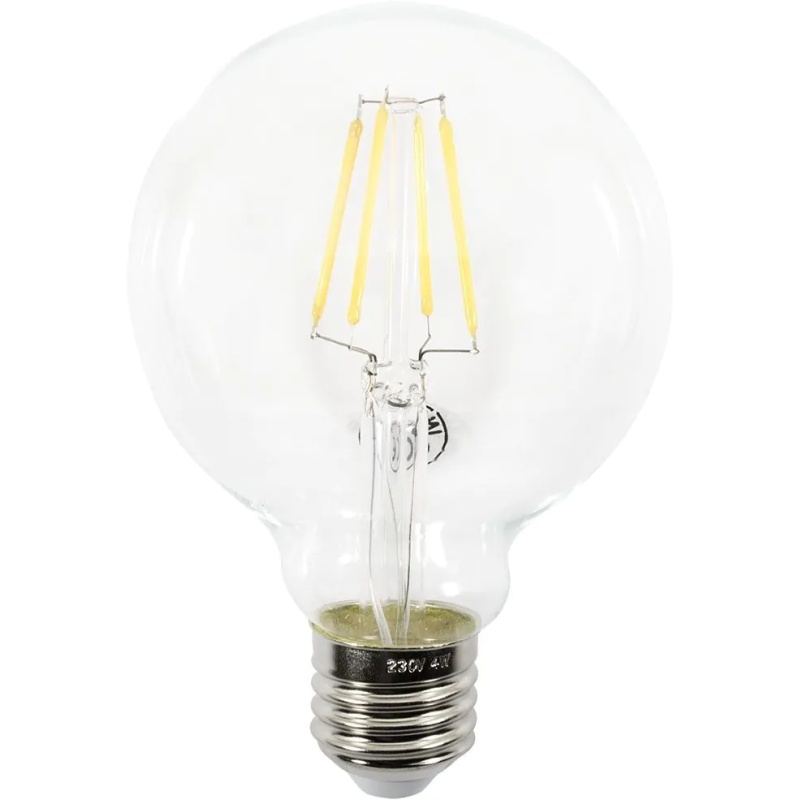 BHS Dimmable LED Vintage Globe 4W E27 Clear - Warm White