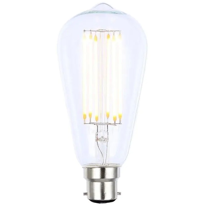 BHS Dimmable LED Vintage Lamp 6W BC Clear - Warm White