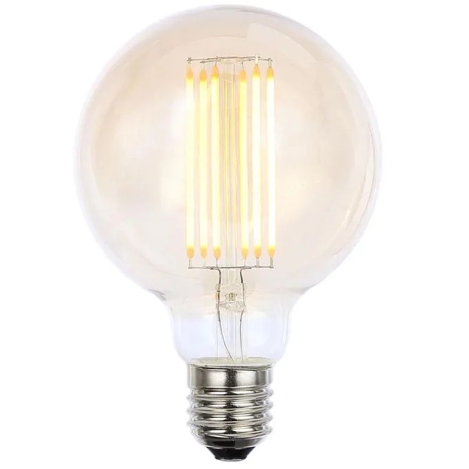 BHS Dimmable LED Vintage Large Globe 6W E27 Tint - Warm White