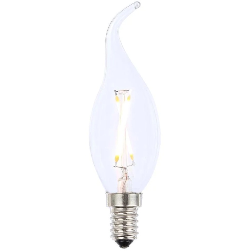 BHS LED Vintage Candle Lamp 2W E14 Clear - Warm White