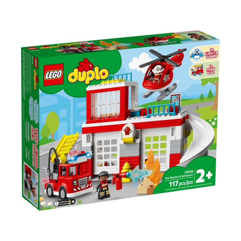 LEGO LEGO Duplo 10970 Town Fire Station & Helicopter