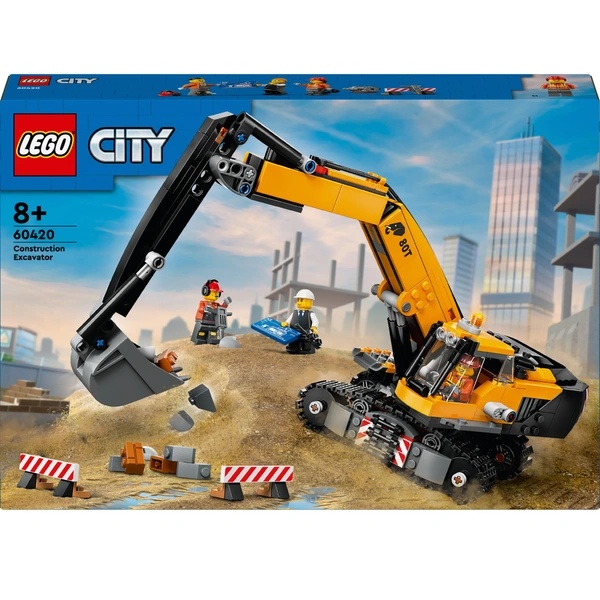 LEGO LEGO 60420 City Yellow Construction Excavator