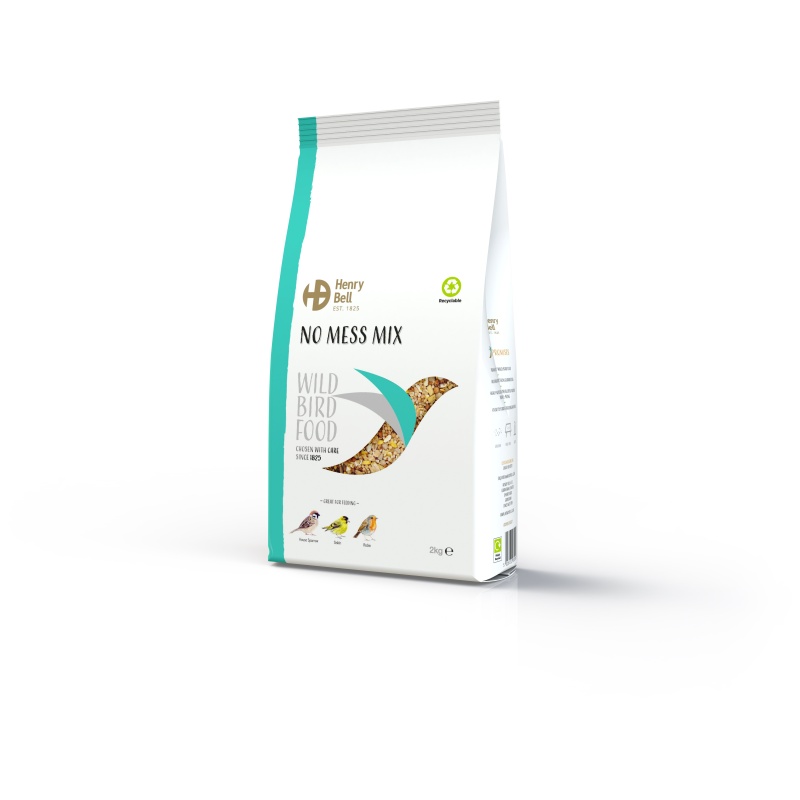 Henry Bell No Mess Mix For Wild Birds - 1kg In Multi