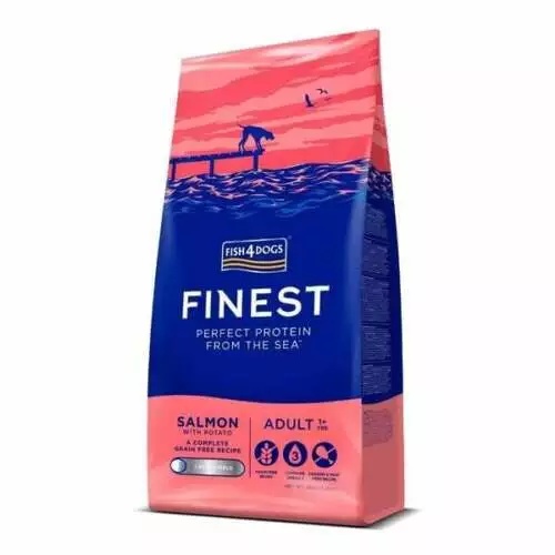 Fish4Dogs Finest Salmon Adult Large Kibble - 1.5kg