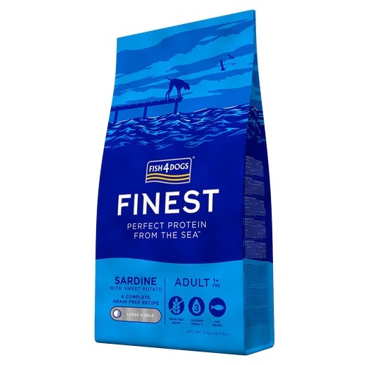 Fish4Dogs Finest Sardine Adult Large Kibble - 1.5kg