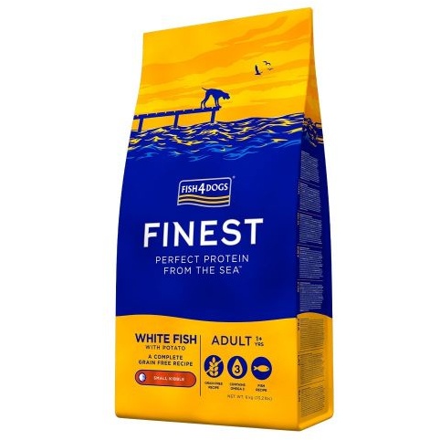 Fish4Dogs Finest White Fish Adult Small Kibble - 1.5kg