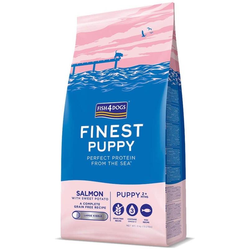 Fish4Dogs Finest Salmon Puppy Large Kibble - 1.5kg