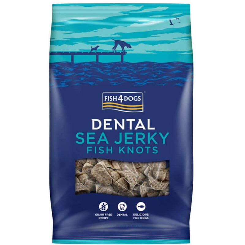 Fish4Dogs Dental Sea Jerky Fish Knots - 500g