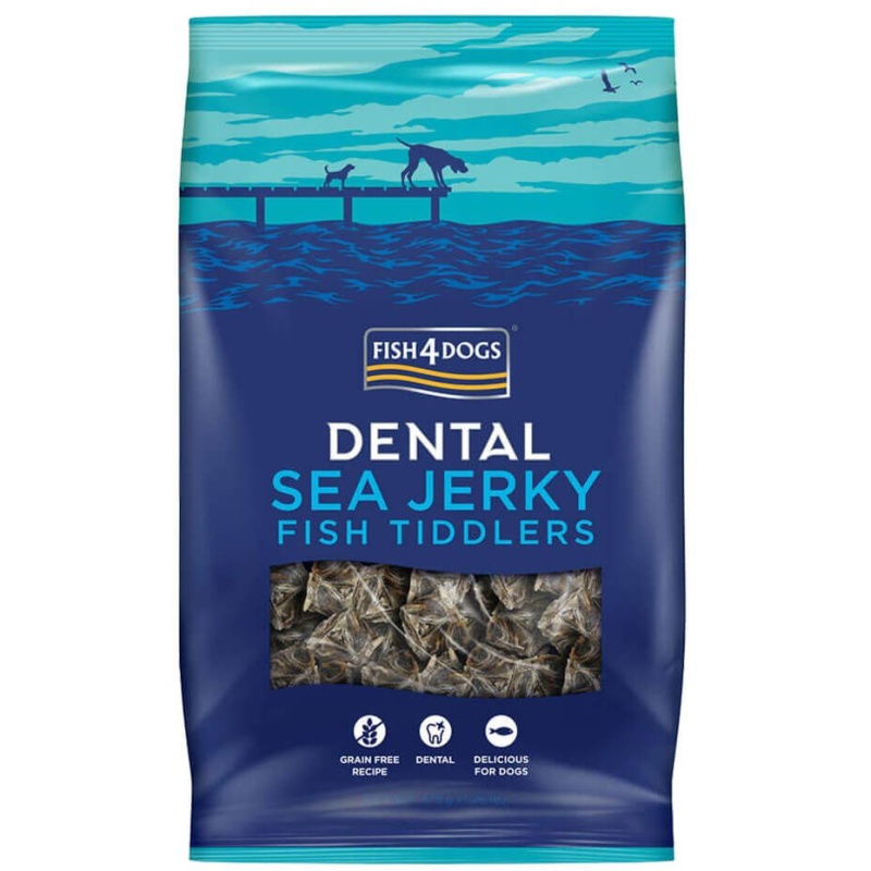 Fish4Dogs Dental Sea Jerky Fish Tiddlers - 575g