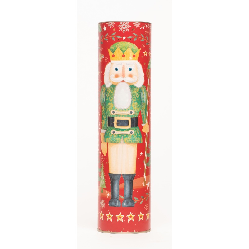 Farmhouse Biscuits Christmas Nutcracker Chocolate Whirl Tube 300g